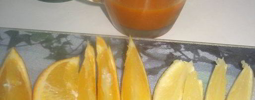 Шаг 3: облепихова-цитрусового морс