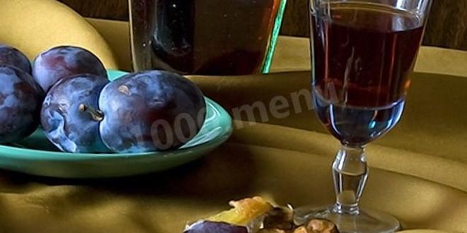 Рецепт наливки сливовой на водке