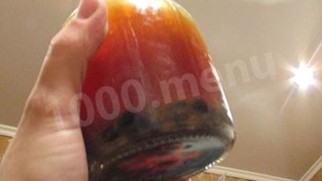 Рецепт Терновой наливки из терна