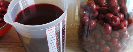 Шаг 3: вишневой наливки на водке