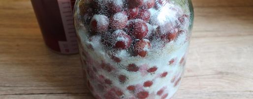 Шаг 5: вишневой наливки на водке