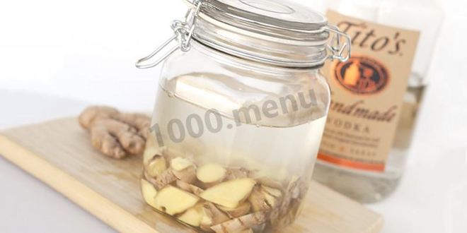 Рецепт имбирной настойки на водке