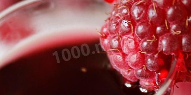 Рецепт малиновой настойки на водке