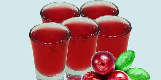 Рецепт настойки на клюквы
