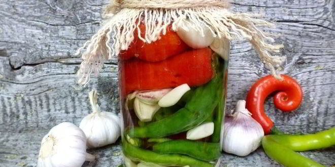 Рецепт острого перца в кисло-сладком сиропе