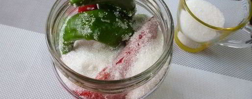 Шаг 4: острого перца в кисло-сладком сиропе