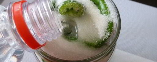 Шаг 6: острого перца в кисло-сладком сиропе