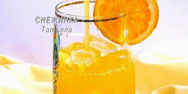 Рецепт освежающего апельсиново-лимонный напиток с морковью