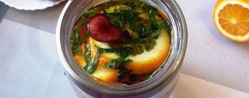 Шаг 4: безалкогольной сангрии на зеленом чае