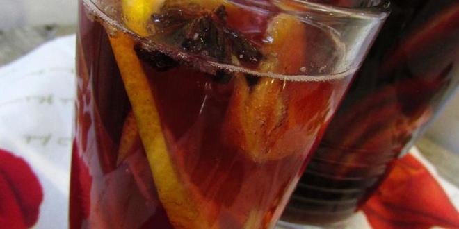 Рецепт газированной сангрии с минералкой