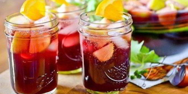 Рецепт сангрии с корицей и фруктами