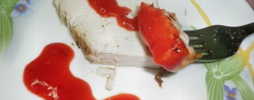 Шаг 2: соуса сангрияк мясу из клюквы и клубники