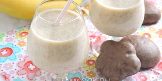 Рецепт бананового смузи