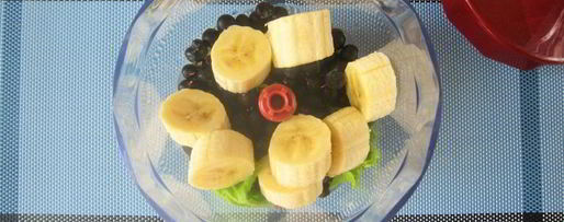 Шаг 3: чернично-бананового смузи