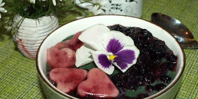 Рецепт фруктового смузи-боул со спирулиной