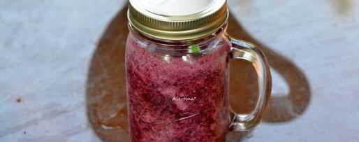 Шаг 2: гранатово-ягодного смузи