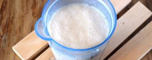 Шаг 6: грушева-бананового смузи с кокосовым молоком