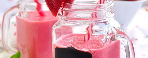 Шаг 7: клубничного смузи с молоком