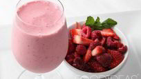 Рецепт Клубничного смузи с овсянкой