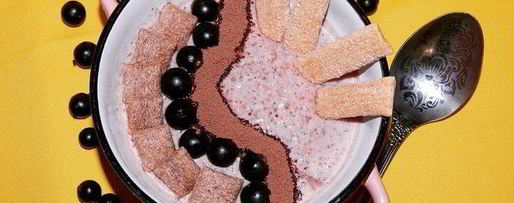 Шаг 5: малинового смузи-боул