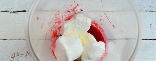 Шаг 2: малинового смузи с мороженым