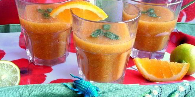 Рецепт оранжевого смузи