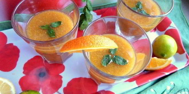 Рецепт оранжевого смузи