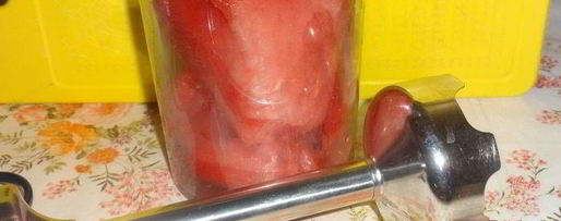 Шаг 1: смузей арбузная долька