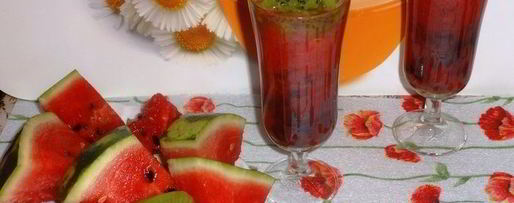 Шаг 6: смузей арбузная долька