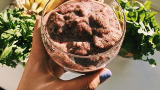 Рецепт Смузей Банан-финики-руккола