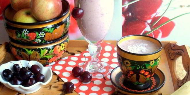 Рецепт смузей черешенка