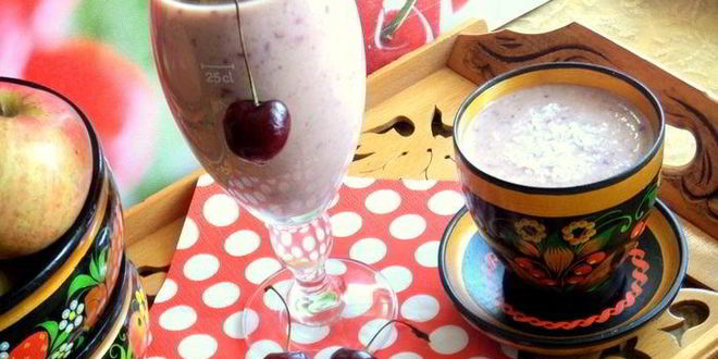 Рецепт смузей черешенка