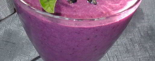 Шаг 1: смузей черничная поляна