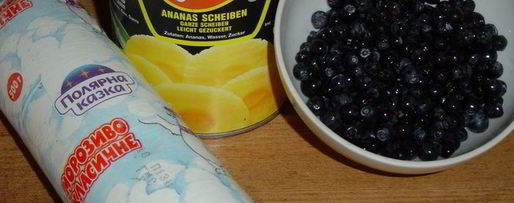 Шаг 2: смузей черничная поляна