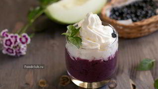 Рецепт Смузей из дыни с черникой