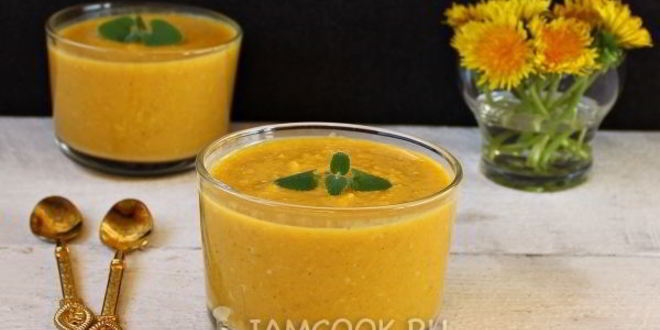 Рецепт смузей из тыквы с овсяными хлопьями