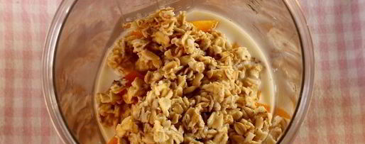 Шаг 4: смузей из тыквы с овсяными хлопьями