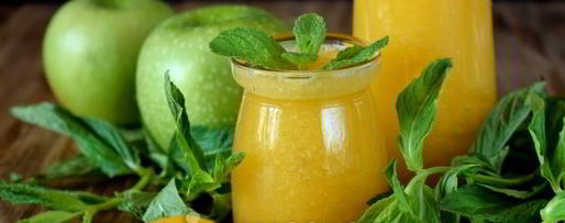 Шаг 9: смузей из яблока и консервированного манго