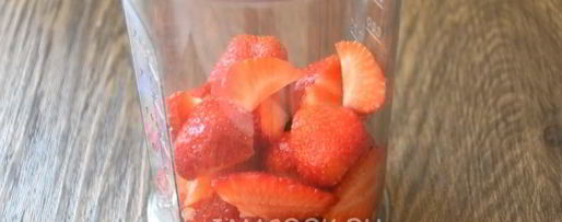 Шаг 3: смузей клубничный чизкейк