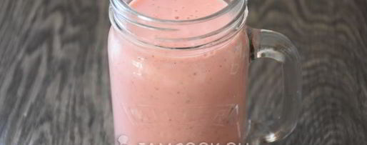 Шаг 5: смузей клубничный чизкейк