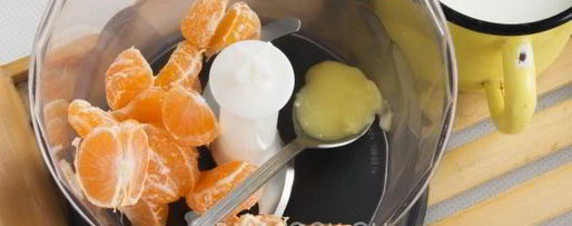 Шаг 4: смузей мандариновый с бананом