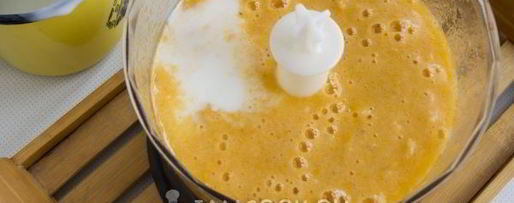 Шаг 8: смузей мандариновый с бананом