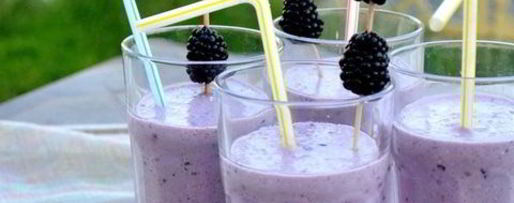 Шаг 4: смузей ореховый с ежевикой