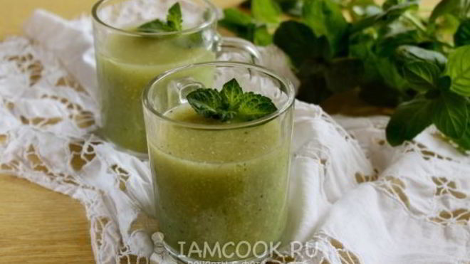 Рецепт Смузей с авокадо и яблоками