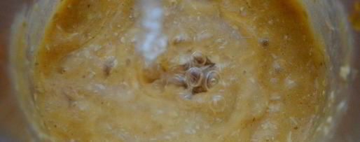 Шаг 3: смузей с бананом и хурмой