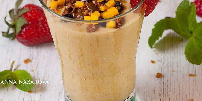 Рецепт смузей с бананом и манго