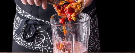 Шаг 3: смузей с гранатовым нектаром