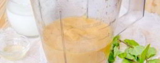 Шаг 3: смузей с хурмой и бананом