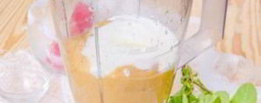 Шаг 4: смузей с хурмой и бананом