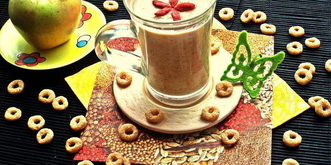 Рецепт смузей с курагой, фасолью и отрубями